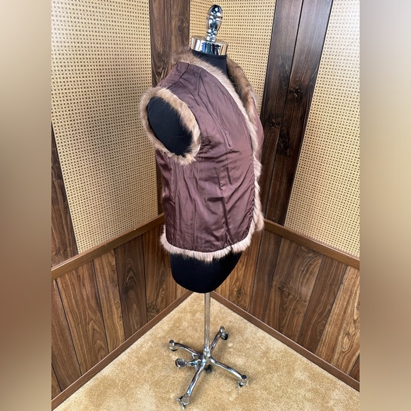 JERRY SORBARA NEW YORK DESIGNER RUSSIAN SABLE FUR VEST JACKET COAT SMALL 2 - 4 - Picture 8 of 13